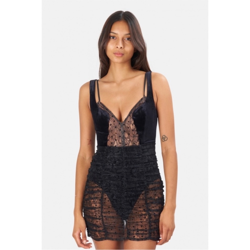 For Love and Lemons Jourdan Mini Dress